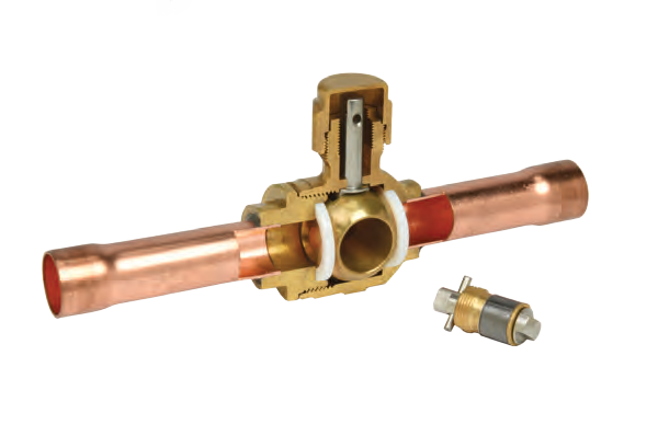 SANHUA ball valve internal construction